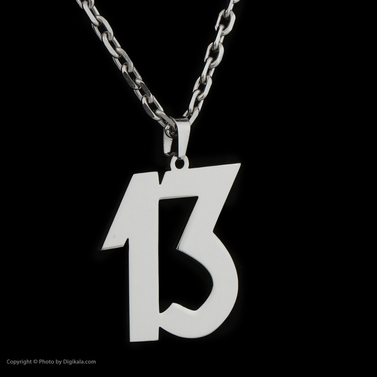 گردنبند مدل عدد 13