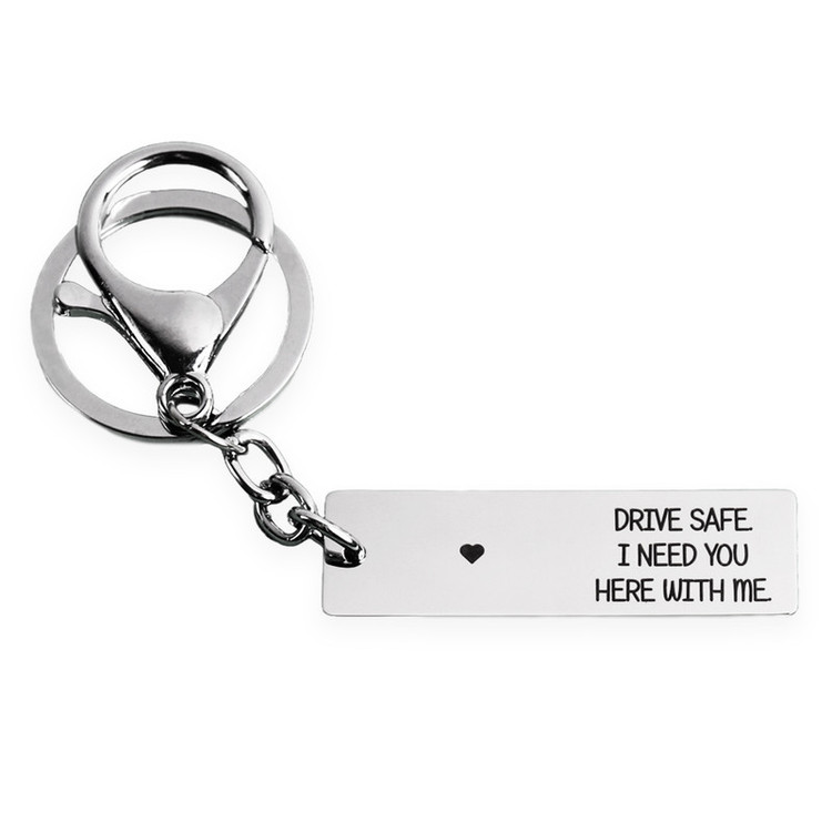 جاکلیدی مدل Drive Safe کد 2 نقره ای رنگ ثابت