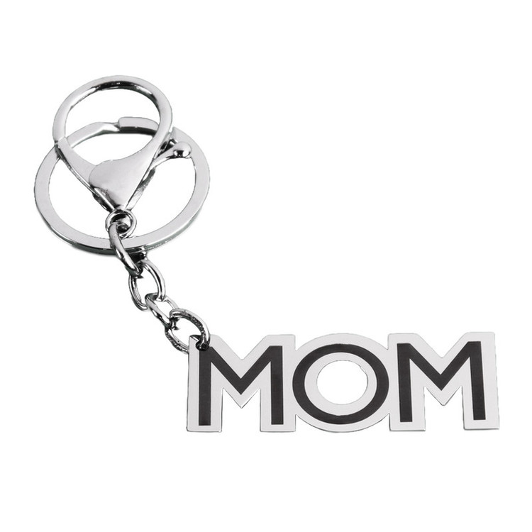 جاکلیدی مدل MOM نقره ای رنگ ثابت کد 1 نقره ای رنگ ثابت