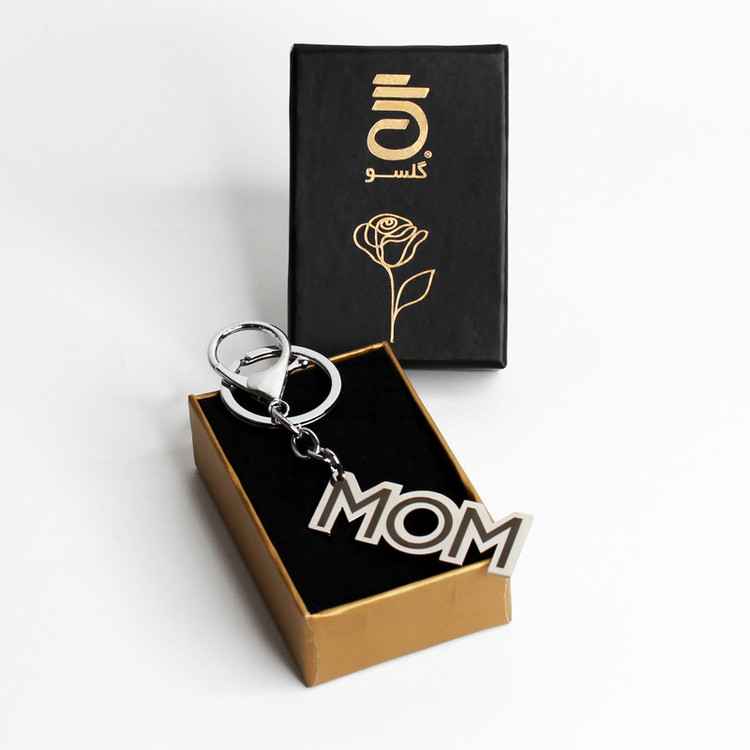 جاکلیدی مدل MOM نقره ای رنگ ثابت کد 1 نقره ای رنگ ثابت