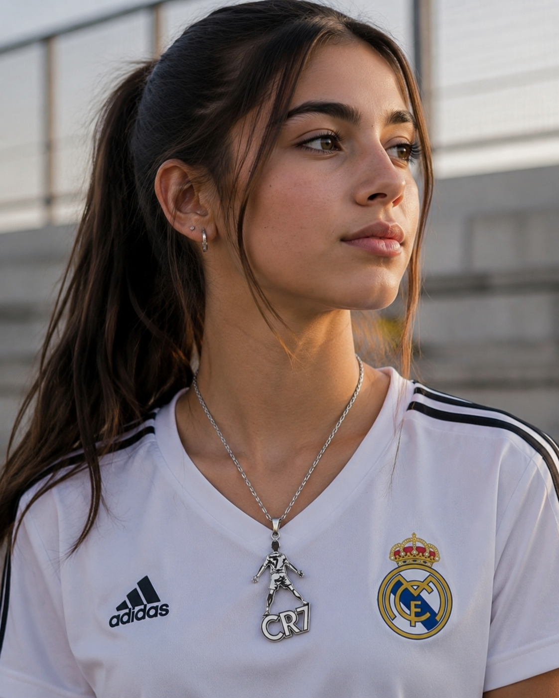 گردنبند مدل کریستیانو رونالدو و نماد CR7